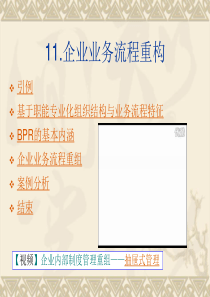 11企业业务流程重构