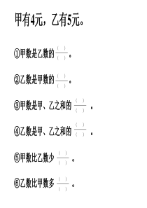 分数乘除法应用题复习