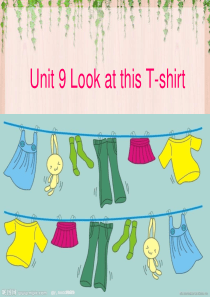 Unit-9-Look-at-this-T-shirt小学四年级英语