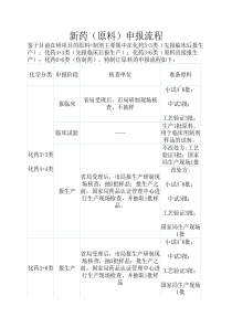 新药申报流程