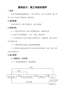 建场施工、验收控制程序