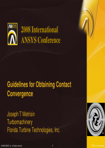 Ansys-guidelines-contact-convergence接触收敛分析