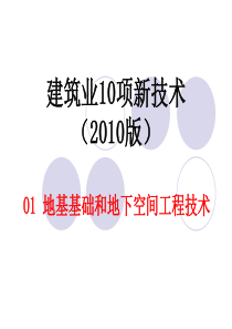 建筑业10项新技术XXXX版-01地基基础和地下空间工程技术