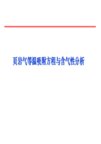 页岩气吸附机理研究..