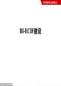 BI-ECIF解决方案交流(初稿)