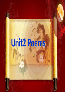 Unit2-Poems