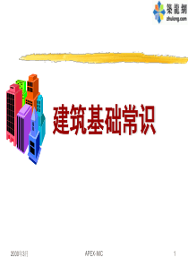 建筑基础常识讲义(PPT)