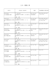 建筑工事