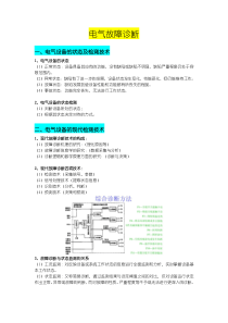 电气设备故障诊断