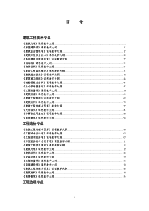 建筑工程技术专业