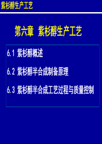 制药工艺学：紫杉醇生产工艺