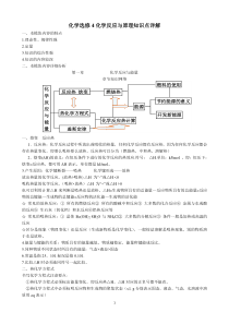 高中化学选修4第一章知识点总结及精练精析