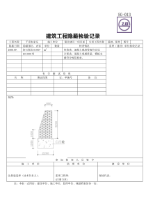 建筑工程隐蔽检验记录(黑堰塘)