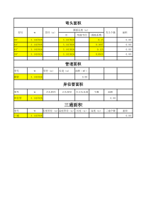 钢制管件面积计算公式