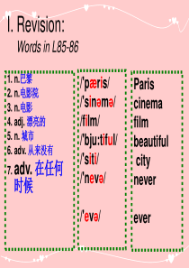 新概念英语第一册87课