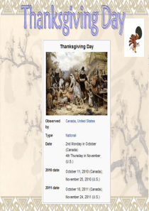 六年级上册英语Unit7-Thanksgiving-Day