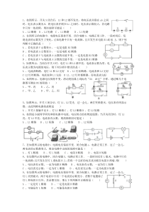 初中物理中考电路故障习题