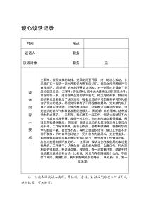 领导、党员谈心谈话