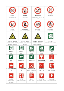 消防安全标志图图片