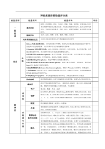 神经系统体格检查评分标准