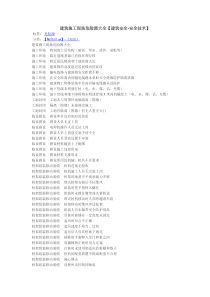 建筑施工现场危险源大全