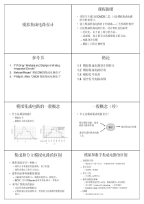 模拟CMOS集成电路设计(拉扎维)——复旦大学课件