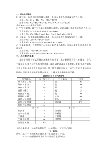 煤的分析基准表示方法和换算