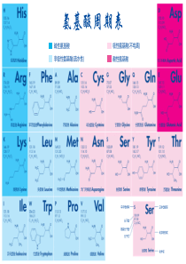 氨基酸周期表(适合打印)