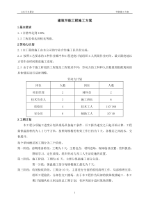 建筑节能工程施工方案