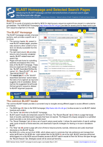 NCBI-BLAST-官网使用教程