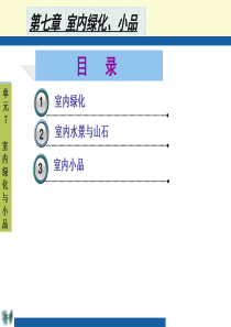 建筑装饰设计原理7室内绿化与小品