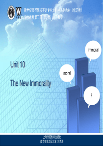 Unit10-The-New-Immorality