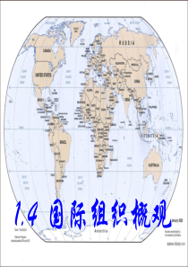 广东省东莞市东城高级中学高中政治选修三课件1.4《国际组织概观》