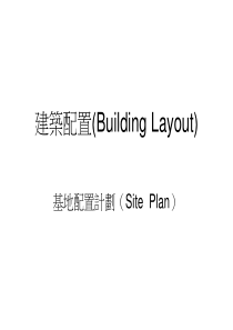 建筑配置(Building