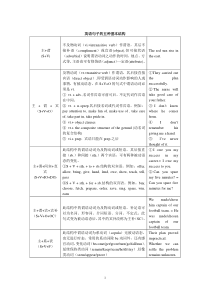 英语句子的五种基本结构