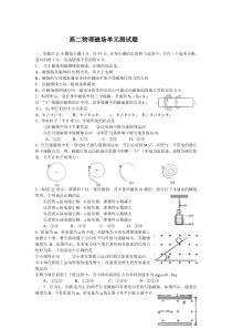 磁场单元测试题