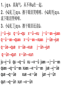 一年级上声母、韵母表-拼音汇总课件