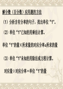 六年级数学上册应用题复习总结课件