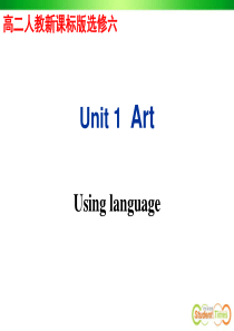 选修六unit1Using-language