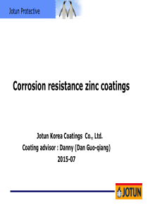 涂装基本知识之Zinc-coatings