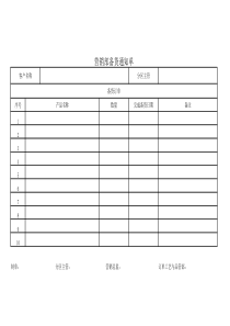 备货订单表