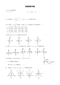 必修一函数的图像试题