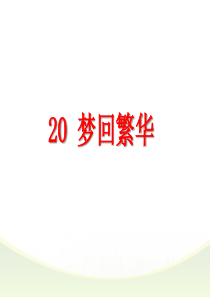 20.梦回繁华课件