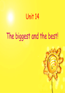 Unit-14-the-biggest-and-the-best