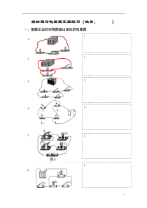 实物图与电路图互画练习