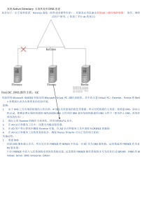 案例Active Directory 灾难恢复和DNS重建