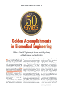 19Golden accomplishments in biomedical engineering