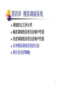 92数字通信原理第4章-模拟调制系统