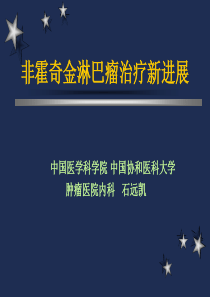 非霍奇金淋巴瘤治疗进展