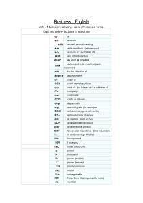 Business English